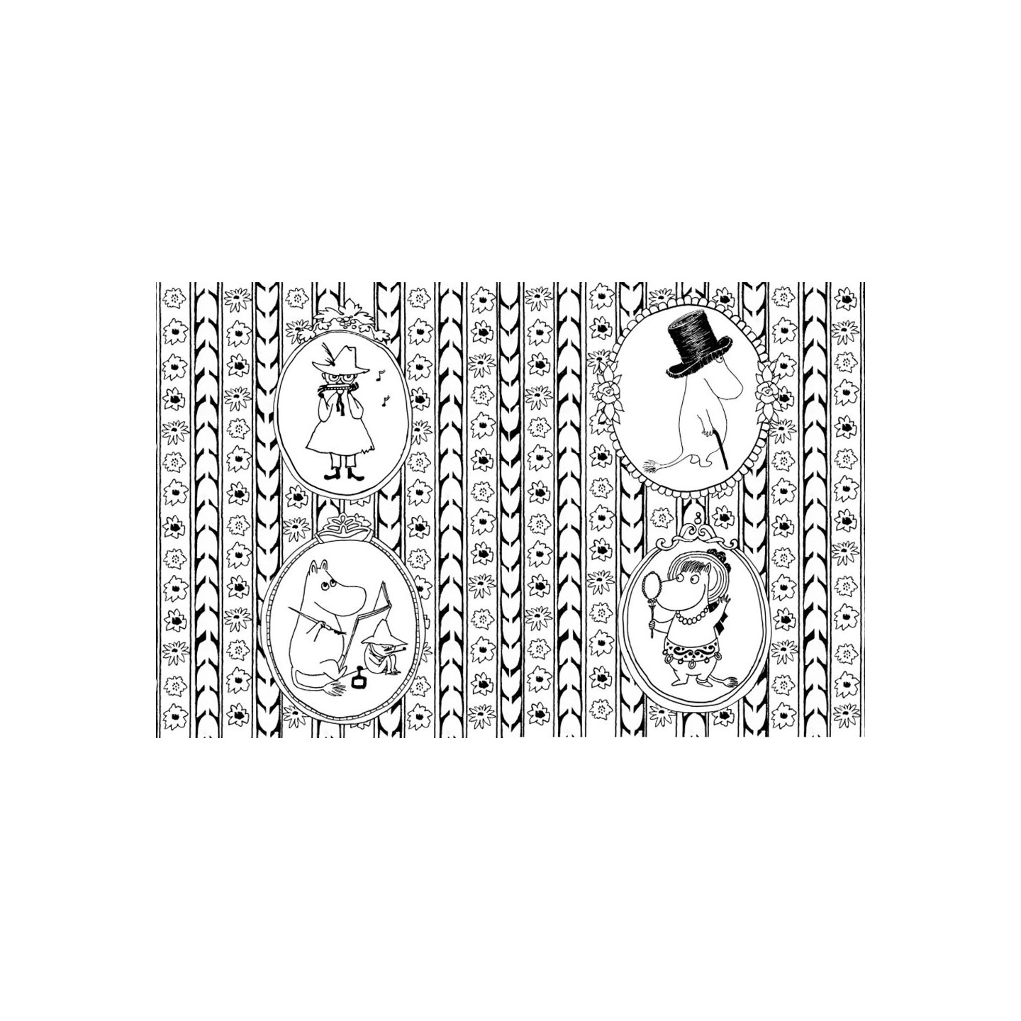 Los Mumin. Un libro para colorear