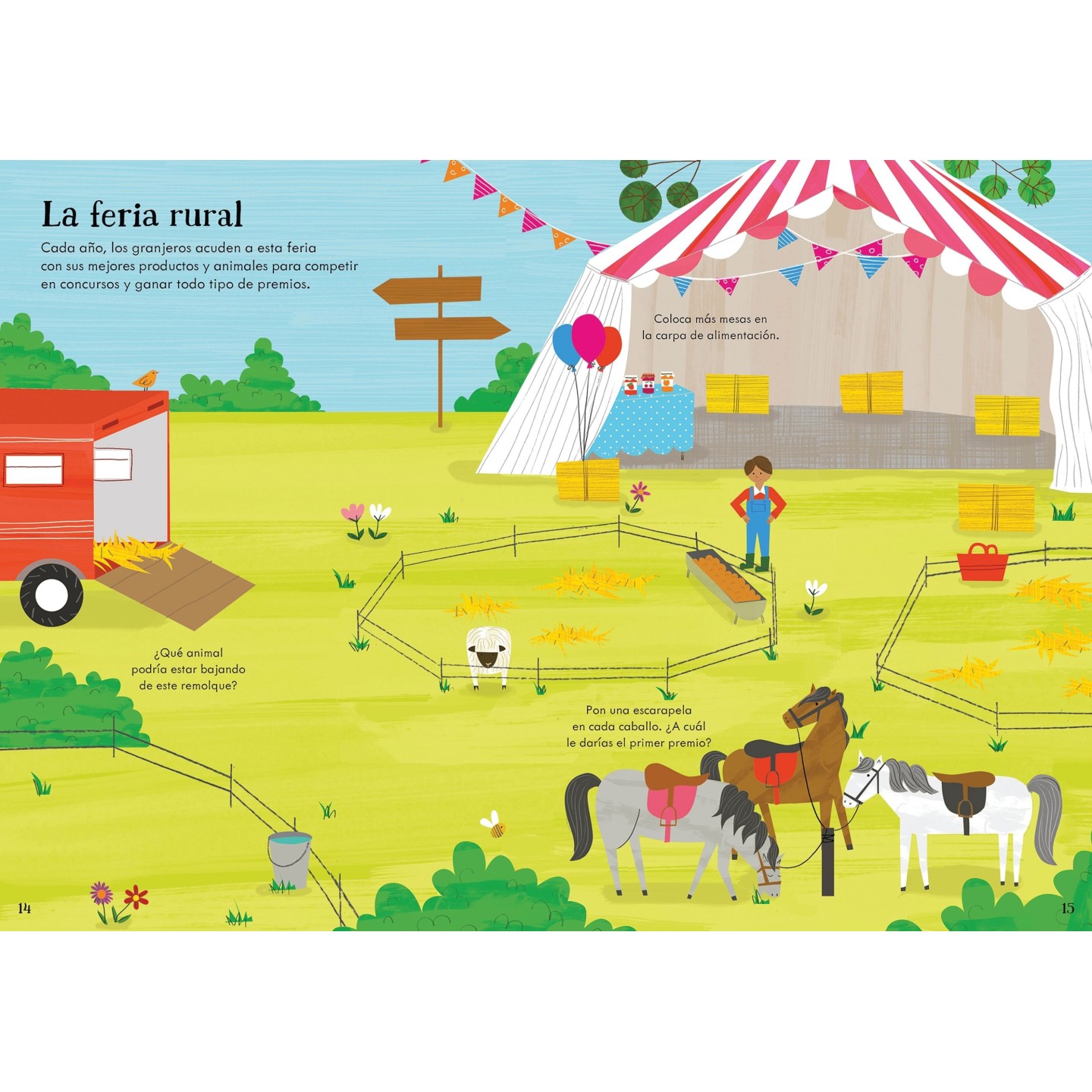Mi pequeño libro de Pegatinas - Una granja