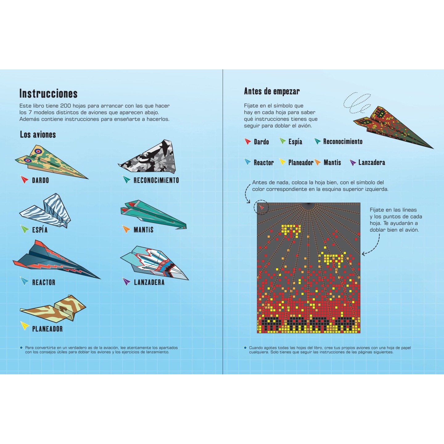 200 aviones de papel