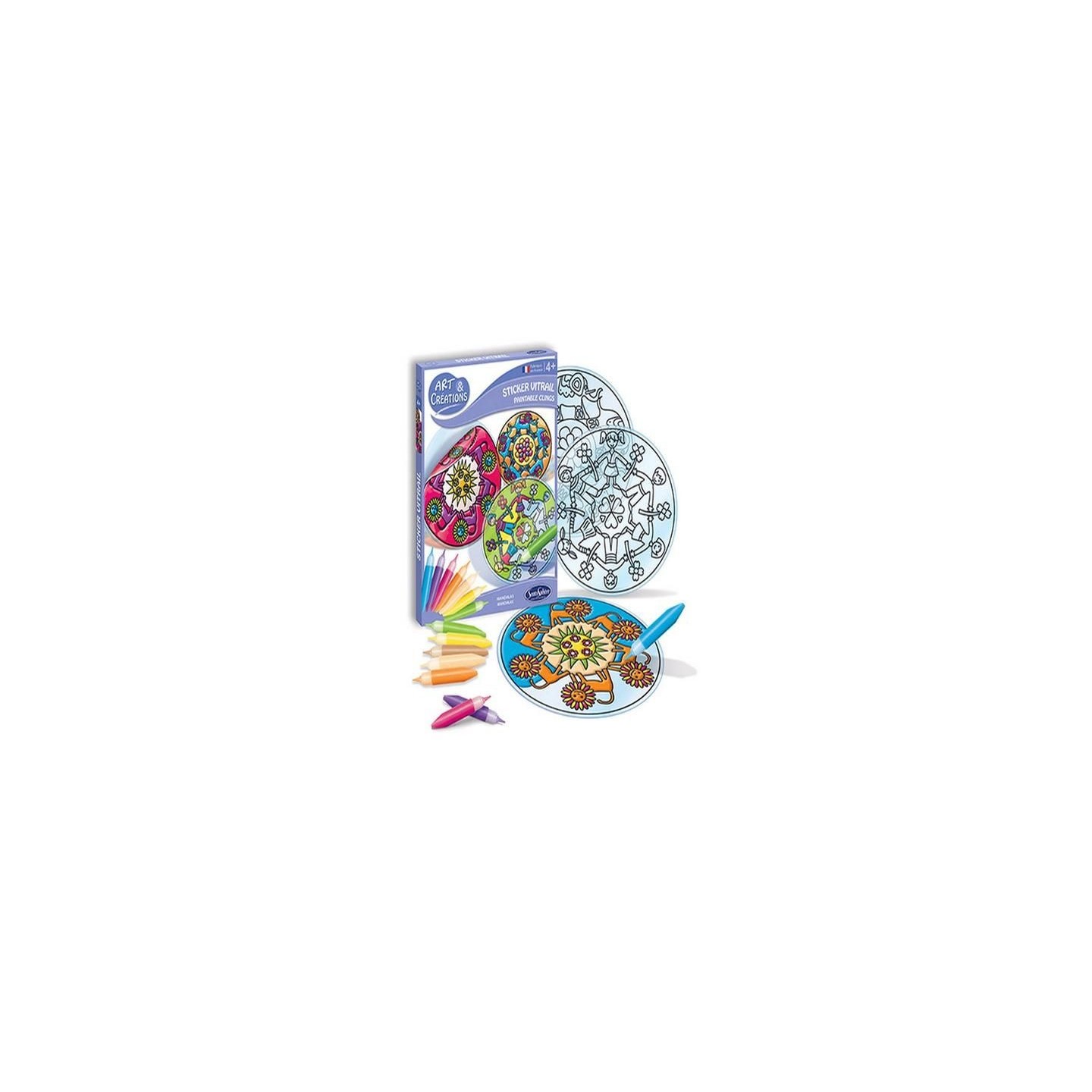 Mandalas para pegar al Cristal