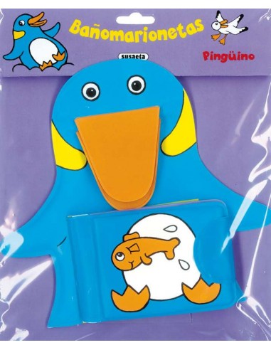 Bañomarioneta Pingüino