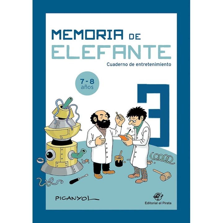 Memoria de elefante 3: Cuaderno de entretenimiento (7-8 Años)