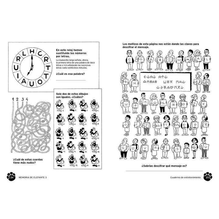Memoria de elefante 3: Cuaderno de entretenimiento (7-8 Años)
