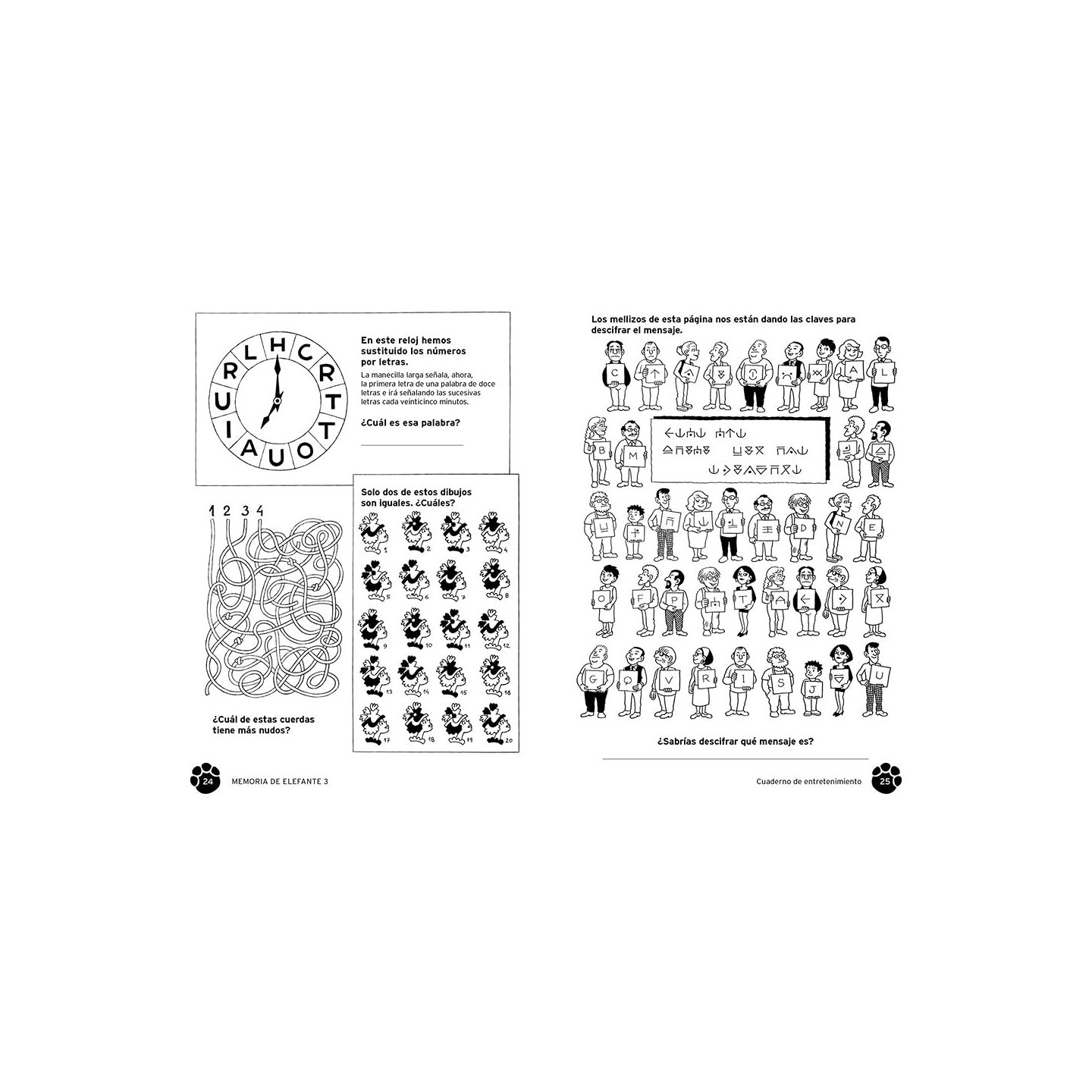 Memoria de elefante 3: Cuaderno de entretenimiento (7-8 Años)