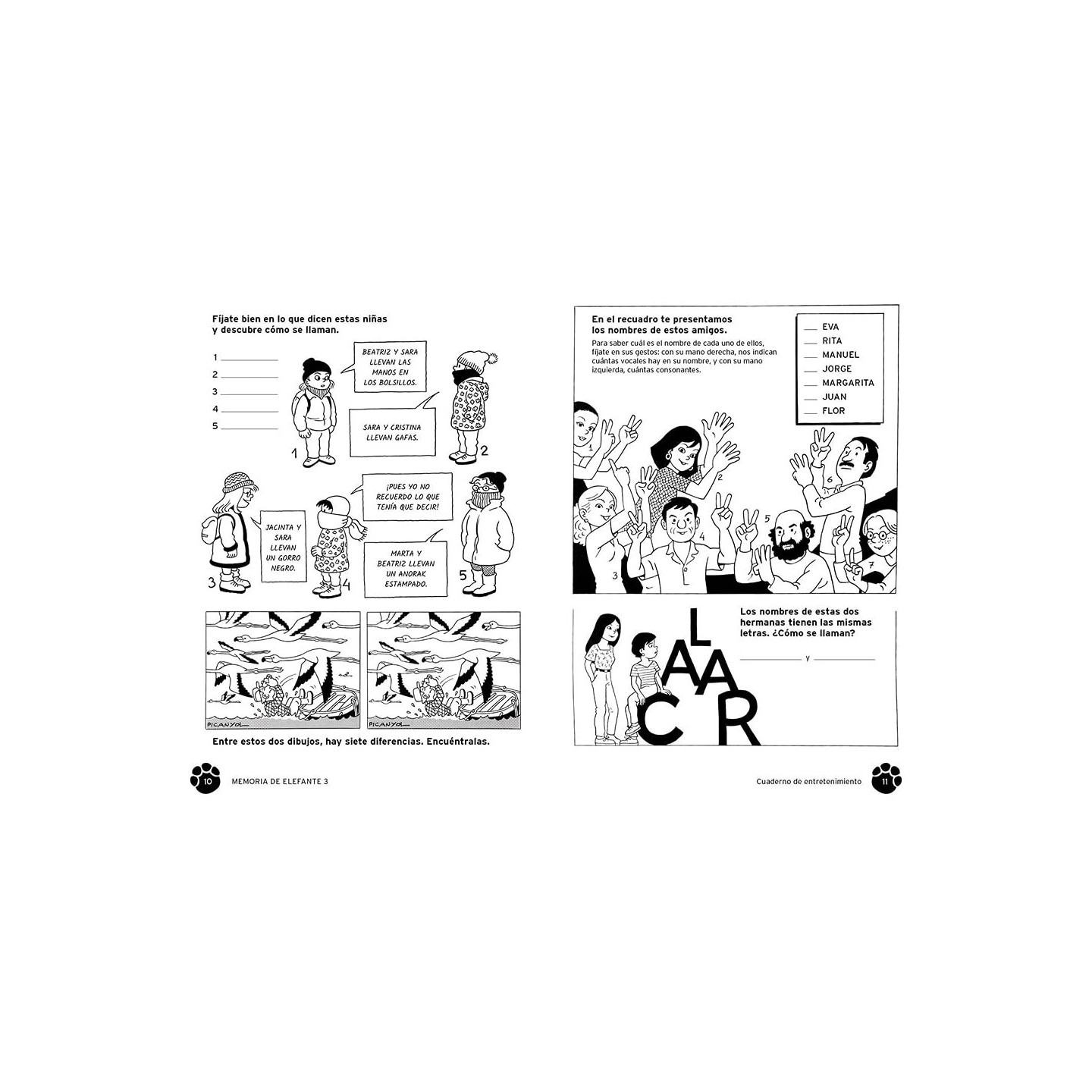Memoria de elefante 3: Cuaderno de entretenimiento (7-8 Años)
