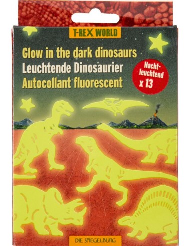 Pegatinas fluorescentes Dinosaurios