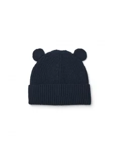 Gorro Orejitas Lana Merino Navy