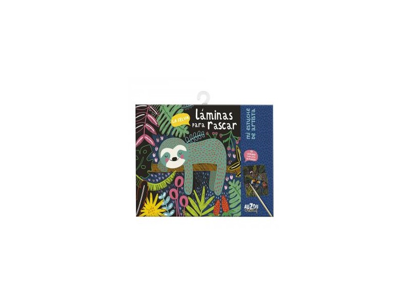 Láminas para rascar. La selva