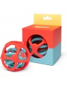 Set de 2 pelotas sensoriales de silicona Azul y Roja