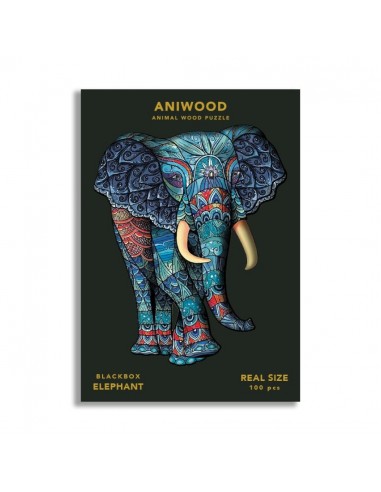 Puzle Aniwood Elefante 100 Piezas