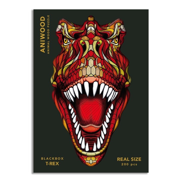 Puzle Aniwood T-Rex 200 Piezas