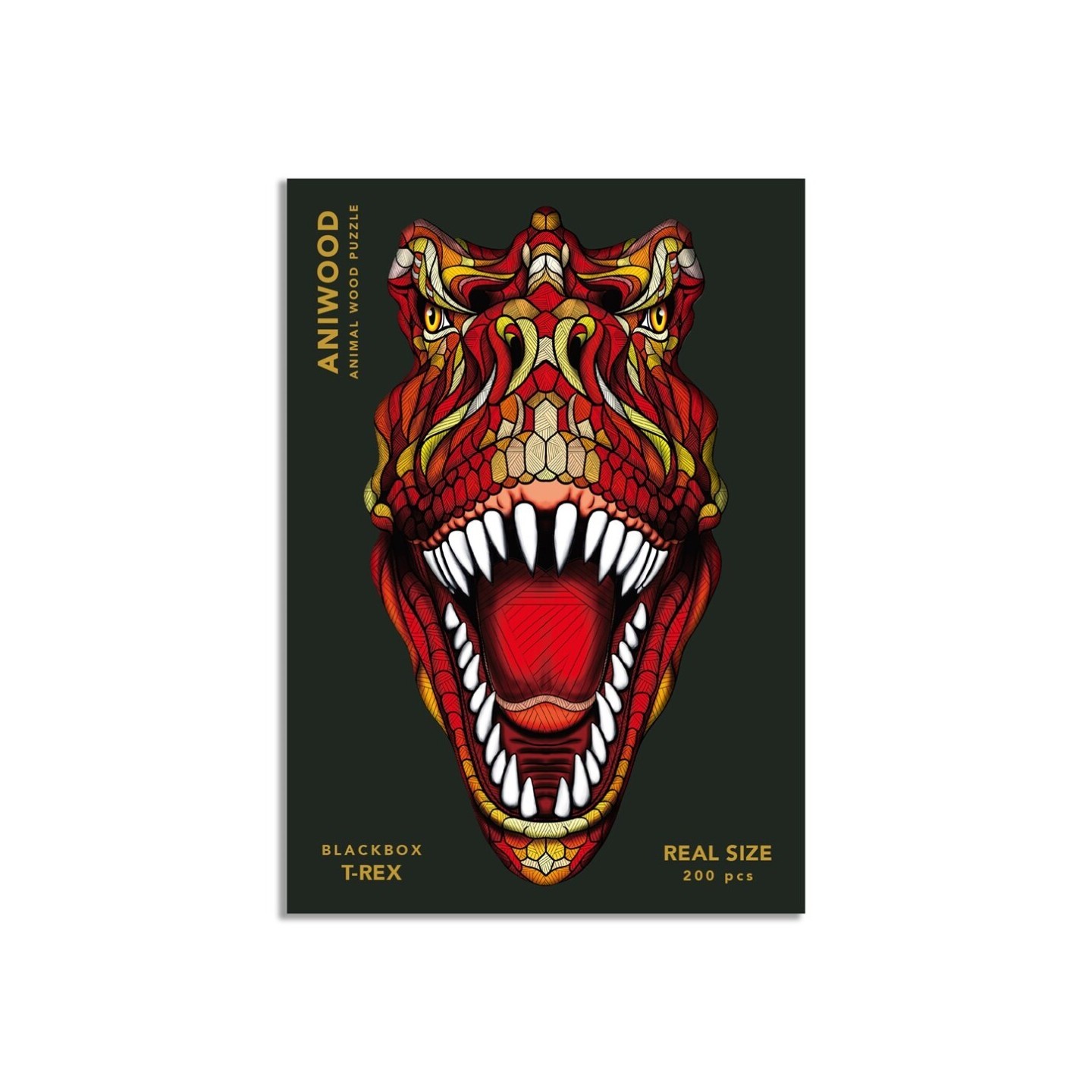 Puzle Aniwood T-Rex 200 Piezas