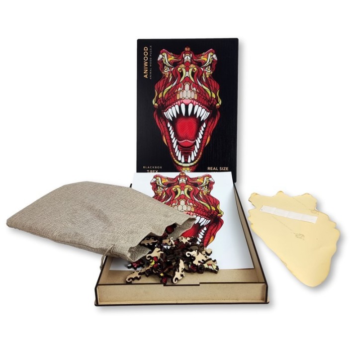 Puzle Aniwood T-Rex 200 Piezas