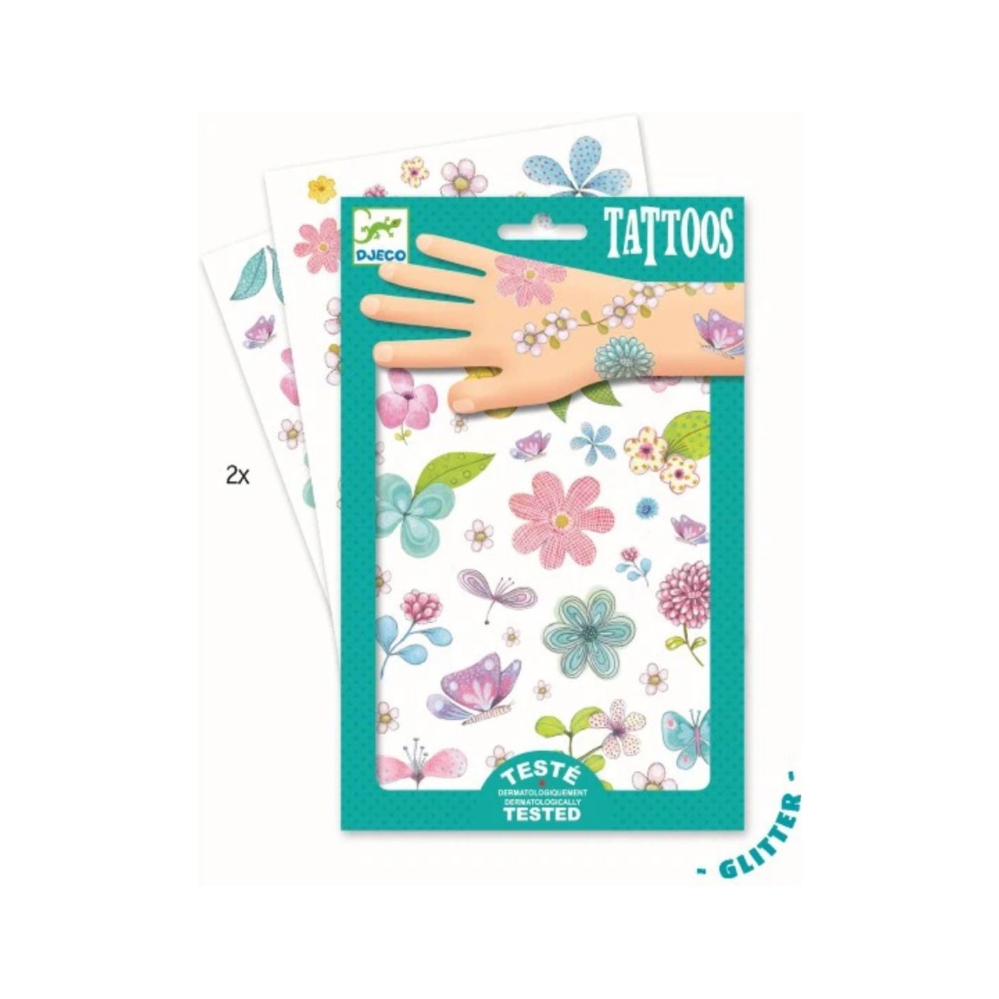 Tatuajes Brillantes Flores Campestres