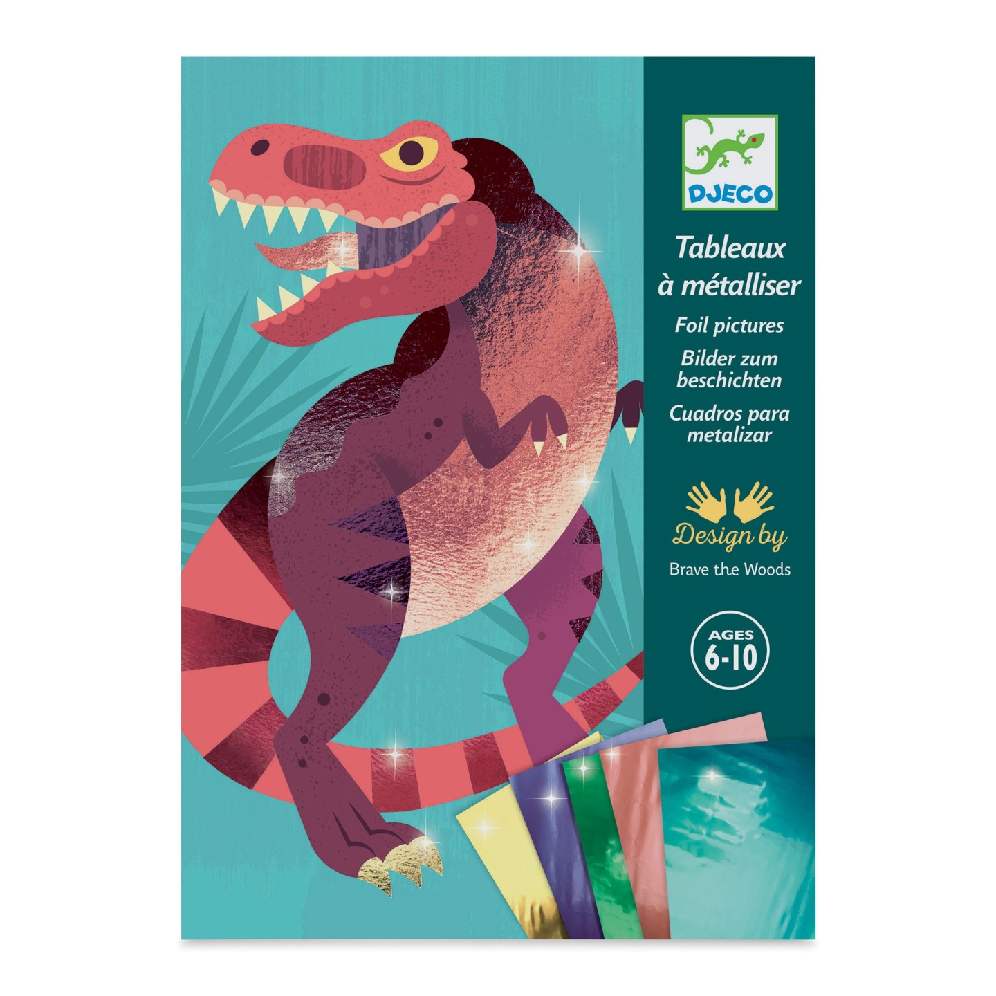 Cuadros Pan de Oro Dinosaurios