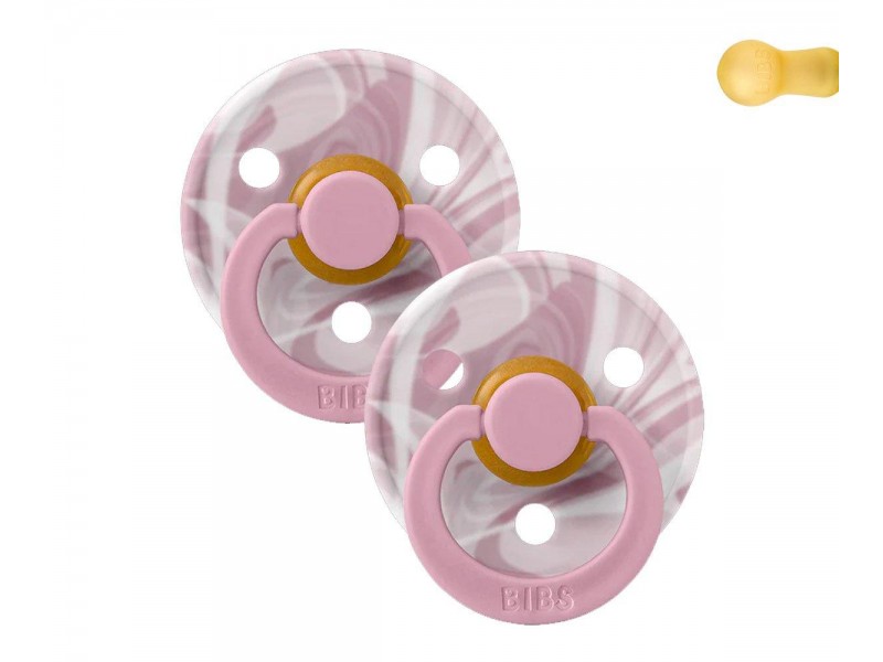 Chupetes BIBS Colour Pack 2 Tie Dye Heather White/Heather White