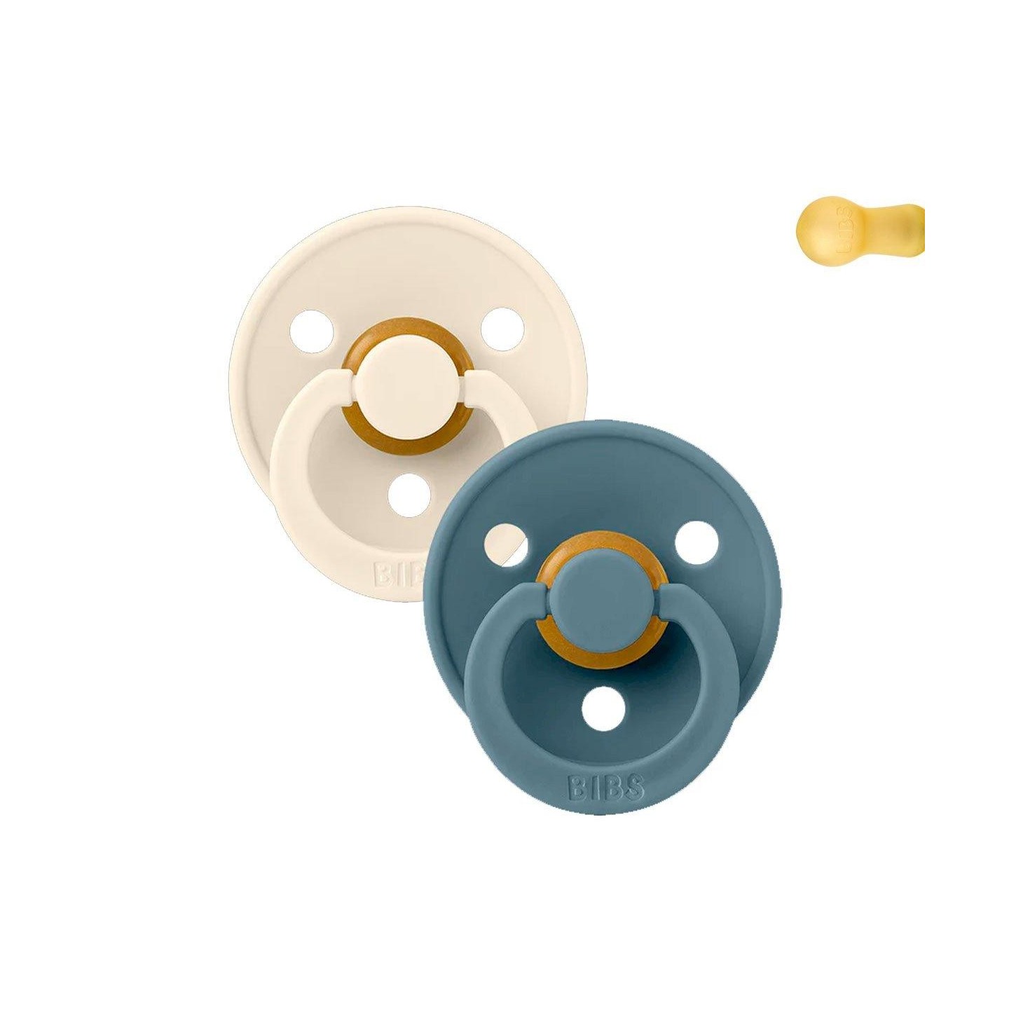 Chupetes BIBS Colour Pack 2 Ivory/Petrol