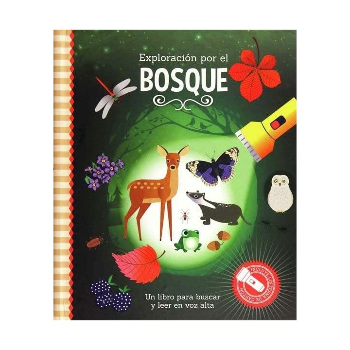 Libro Linterna - Exploración por el Bosque