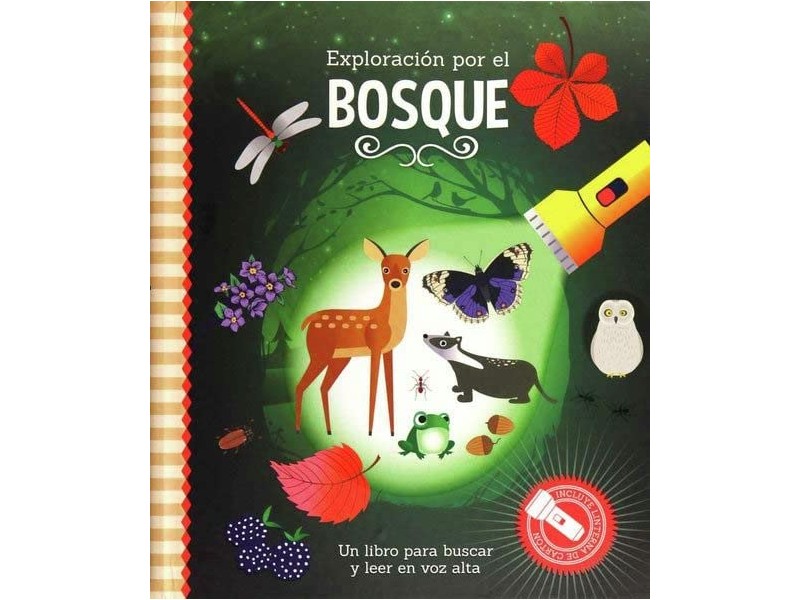 Libro Linterna - Exploración por el Bosque