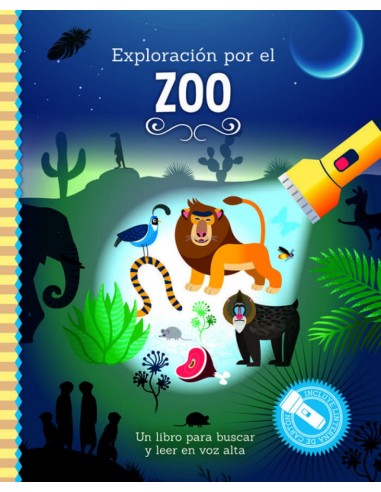 Libro Linterna - Exploración por el Zoo
