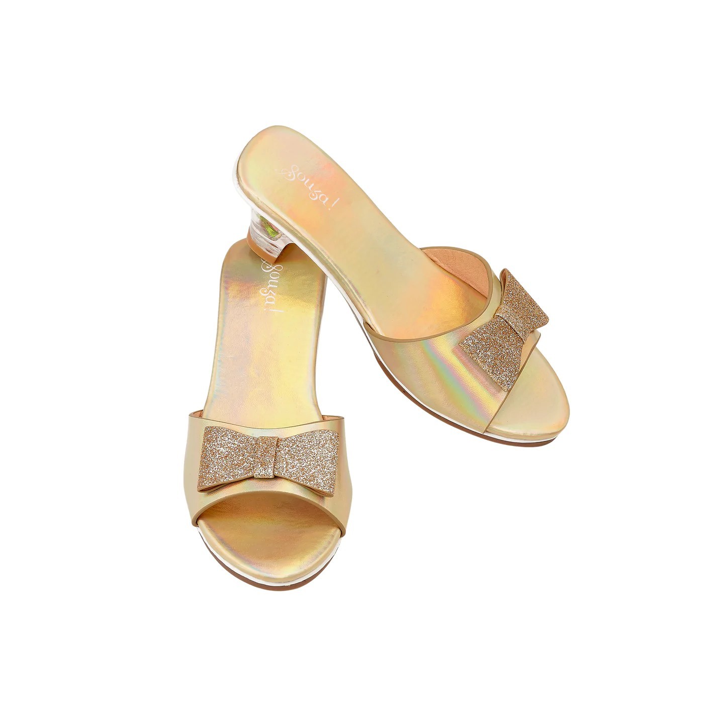 Sandalias con Tacón Doradas Emmeline