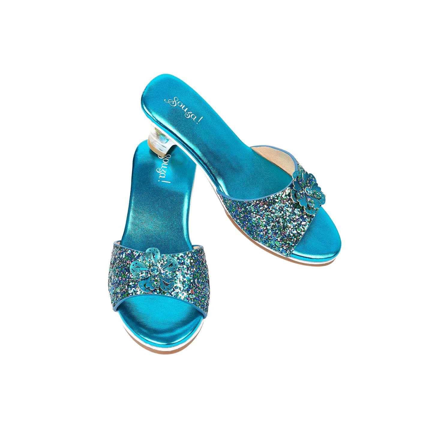 Sandalias con Tacón Azul Annelle
