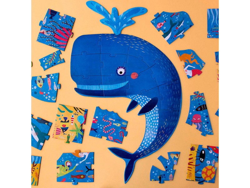 Puzle My big blue 36 Piezas