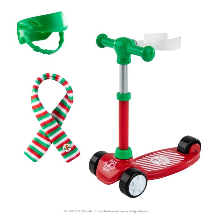 Elfo Explorador Conjunto Patinete y Casco