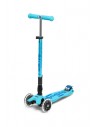 Patinete Maxi Micro Deluxe LED Plegable Azul