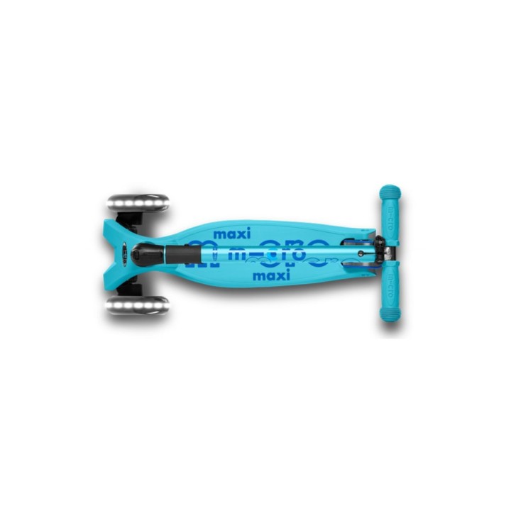Patinete Maxi Micro Deluxe LED Plegable Azul