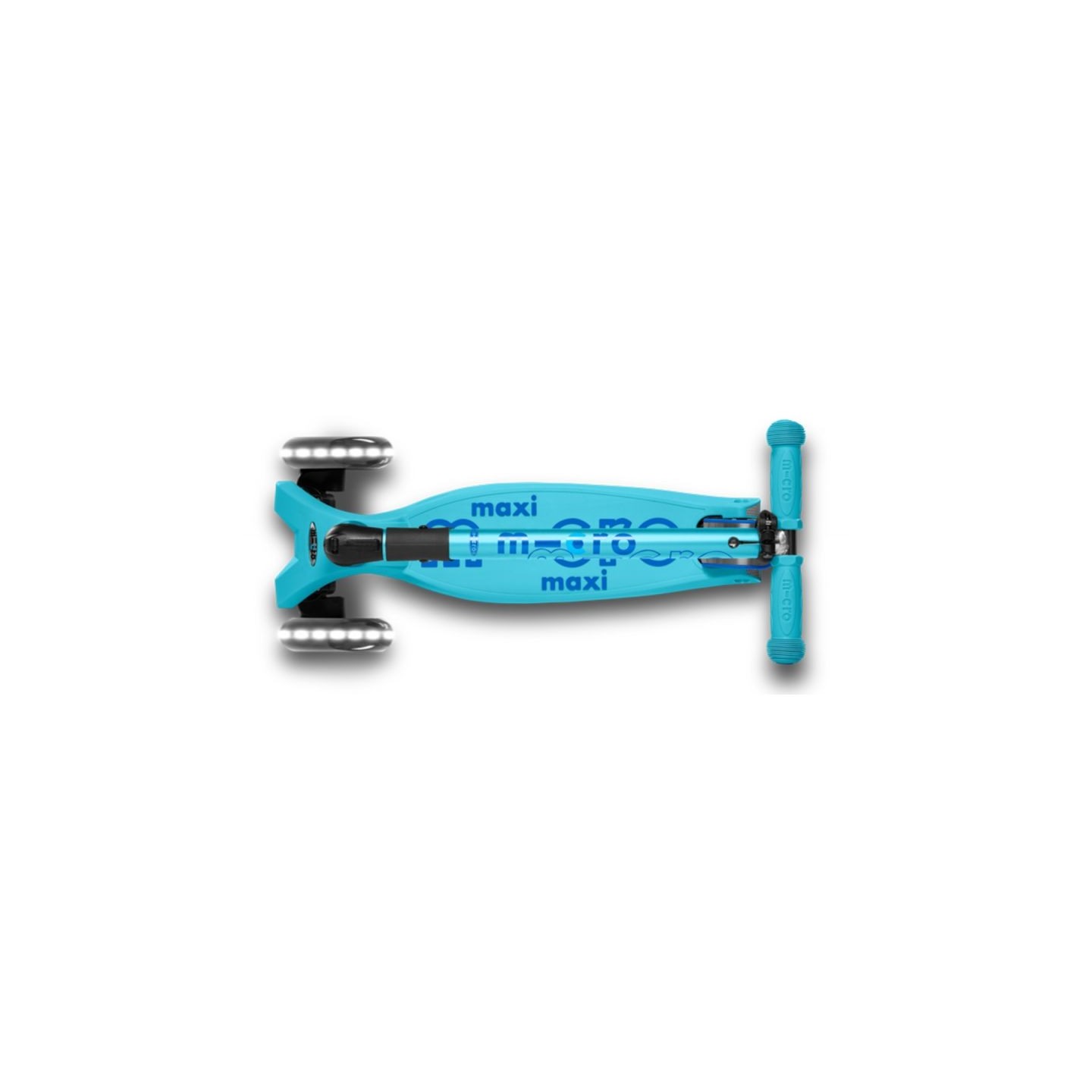 Patinete Maxi Micro Deluxe LED Plegable Azul