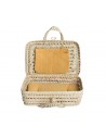 Maleta Mimbre para muñecas Bobble Mostaza
