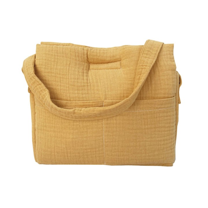 Bolso cambiador para muñecas Bobble Mostaza