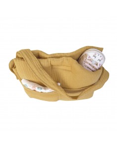 Bolso cambiador para muñecas Bobble Mostaza 2