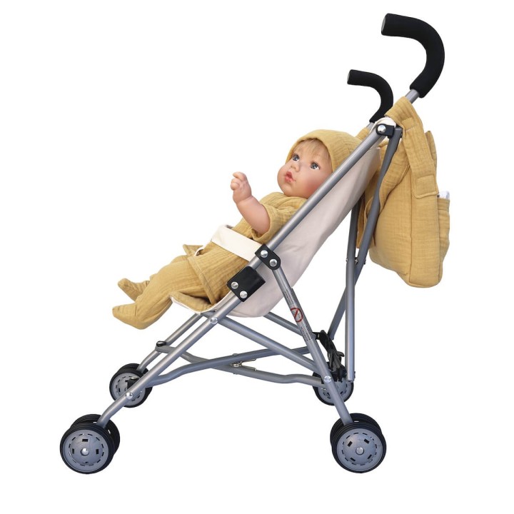 Bolso cambiador para muñecas Bobble Mostaza