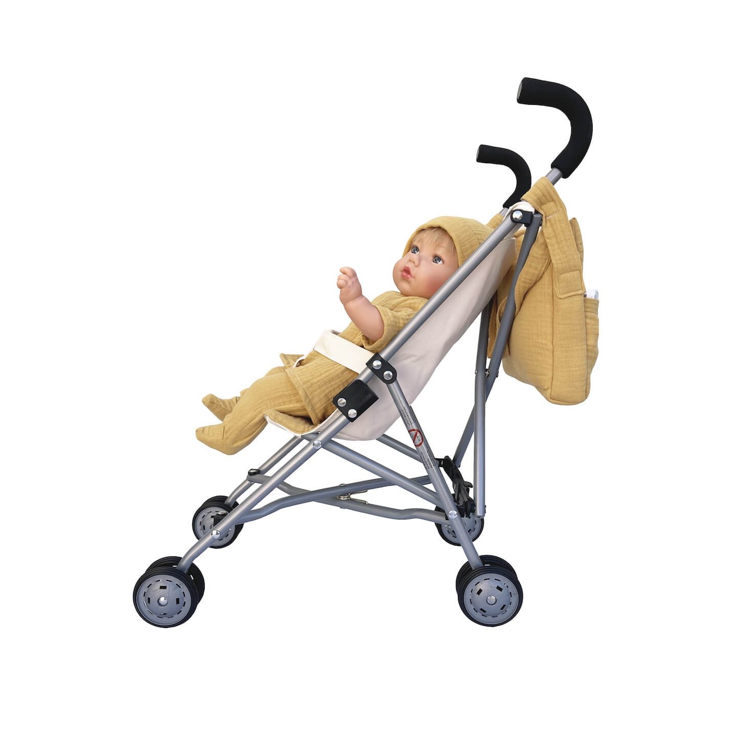 Bolso cambiador para muñecas Bobble Mostaza