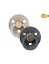 Chupetes BIBS Colour Pack 2 Simétrica Sand/Iron