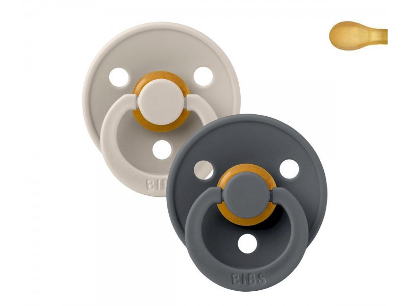 Chupetes BIBS Colour Pack 2 Simétrica Sand/Iron