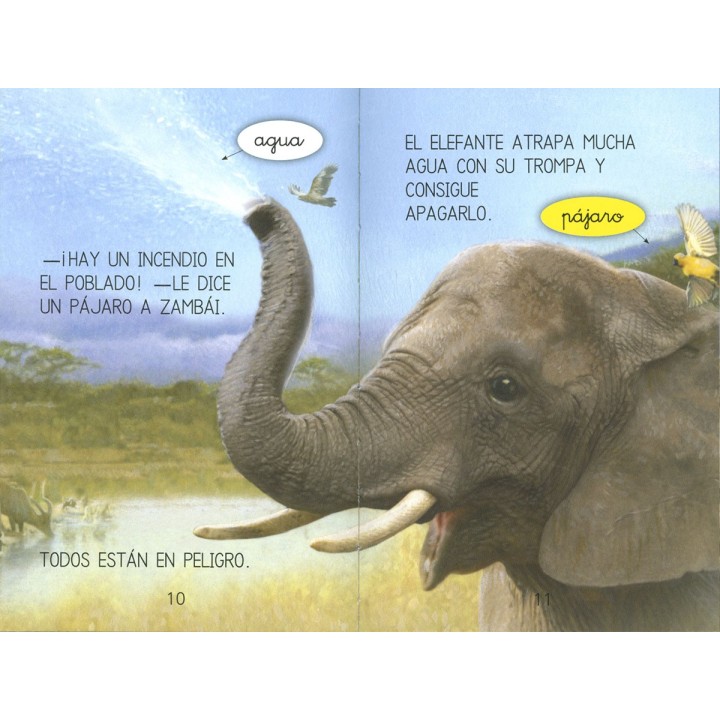Aprendo a leer Nivel 0 - El Elefante Generoso