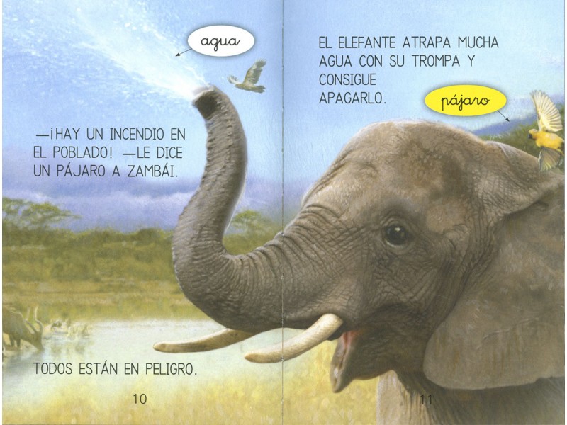 Aprendo a leer Nivel 0 - El Elefante Generoso