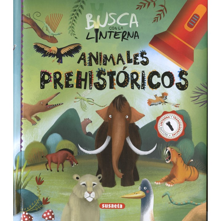 Busca con la linterna animales prehistóricos