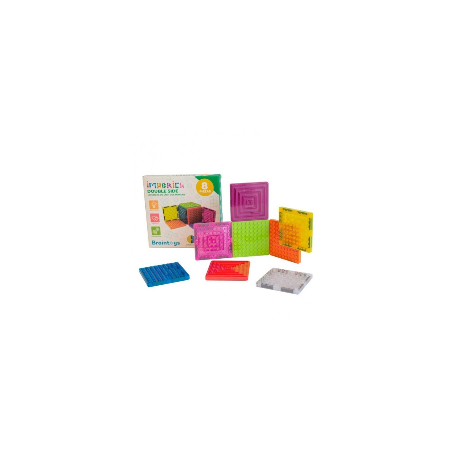Imabrick 8 Piezas Doble Cara
