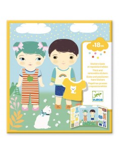 Pegatinas reutilizables - La ropa