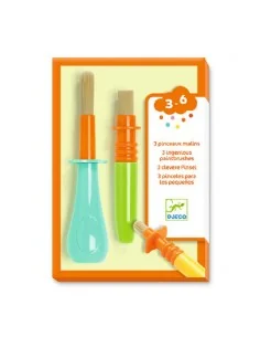 3 pinceles para peques