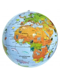 Globo Terráqueo hinchable Animales (En Alemán)