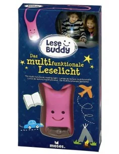 Linterna de lectura infantil Buddy Rosa 2