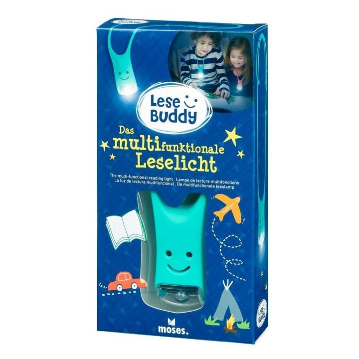 Linterna de lectura infantil Buddy Turquesa