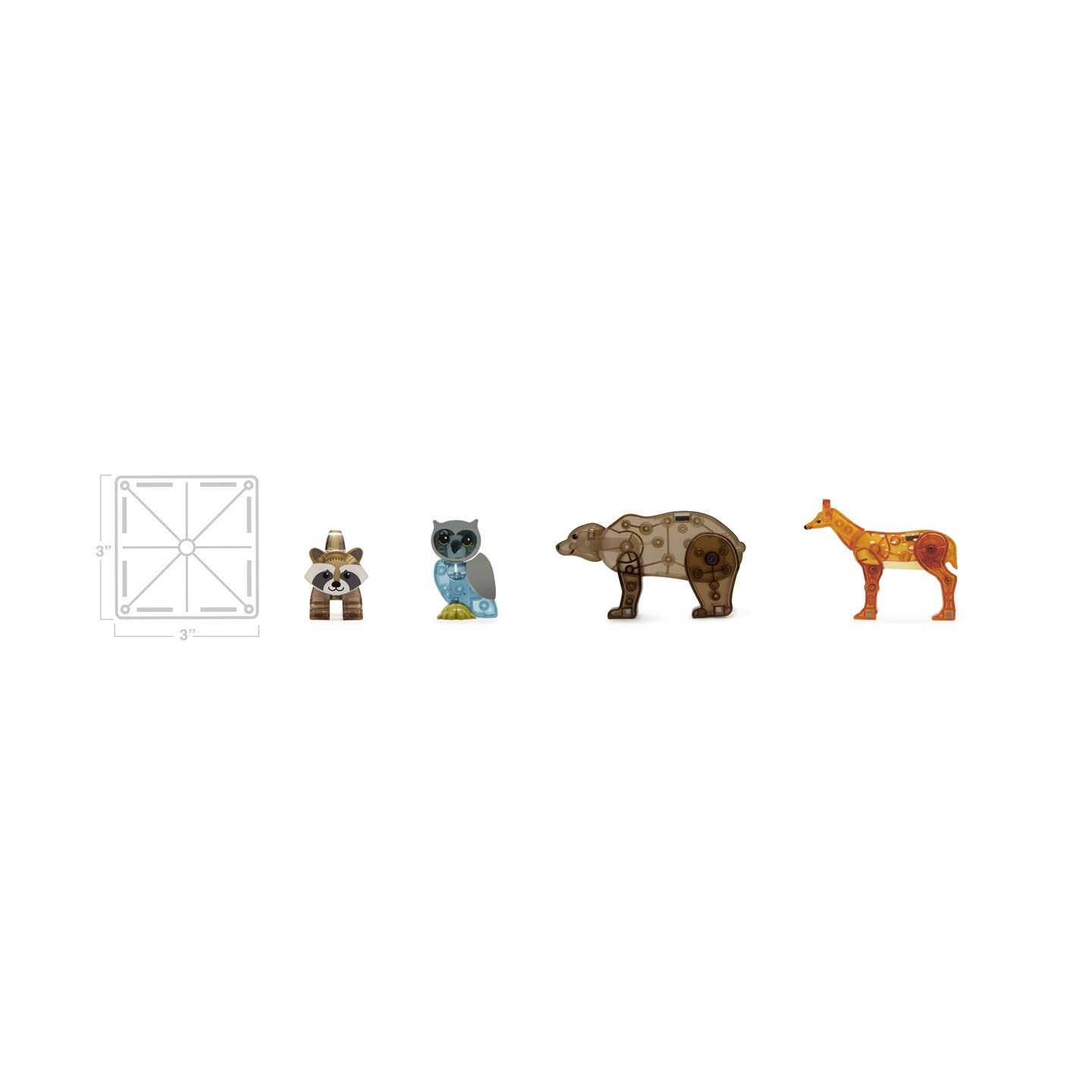 MAGNA-T Animales del Bosque Set 25 Piezas