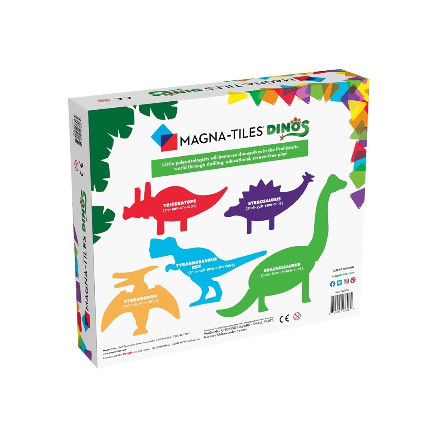 MAGNA-T DINOS 5 Piezas