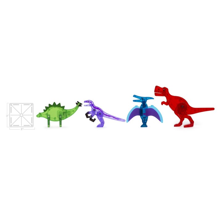 MAGNA-T Dino World 40 Piezas